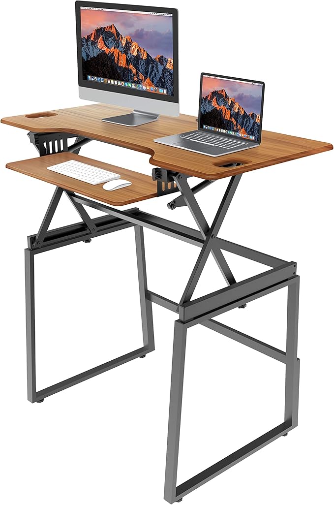 Rocelco 46" Large Height Adjustable Standing Desk BUNDLE - Image 6