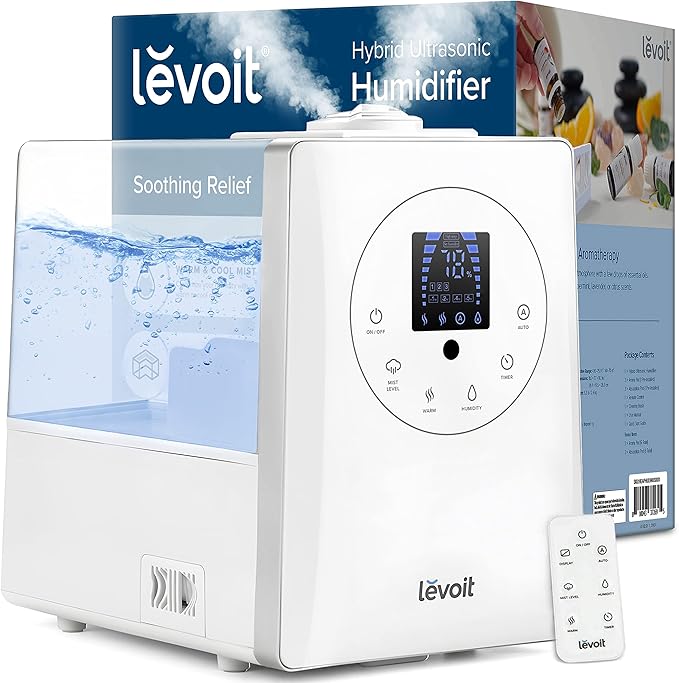 LEVOIT Humidifiers for Bedroom Large Room Home, 6L Warm and Cool Mist - Image 9