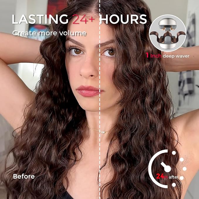 Curling Iron Hair Crimper Waver - Image 8