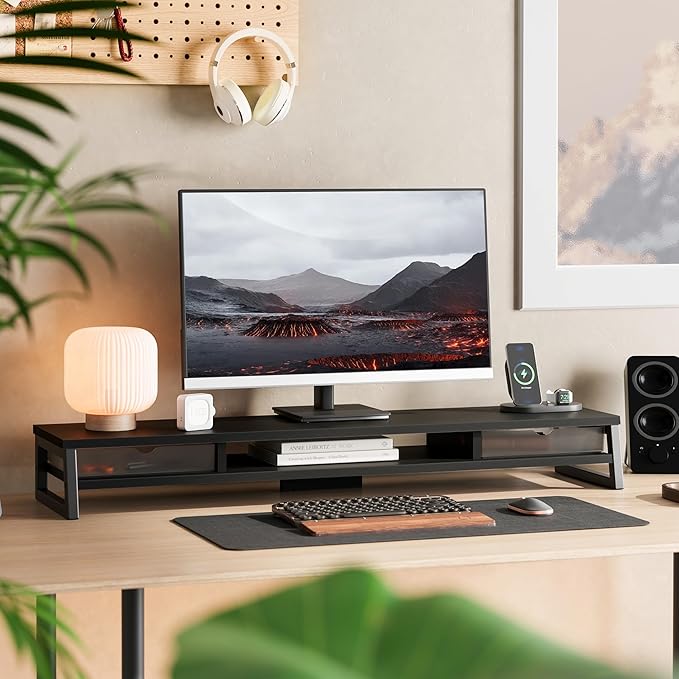 Fenge Dual Monitor Stand, Monitor Riser - Image 2