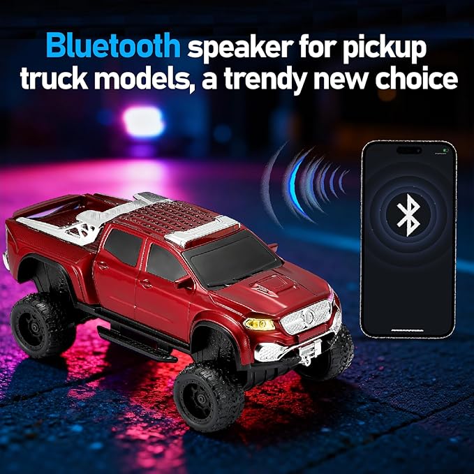 WSTER WS-X65 Pickup Truck Replica Bluetooth Speaker – HD Sound, FM Radio - Image 4