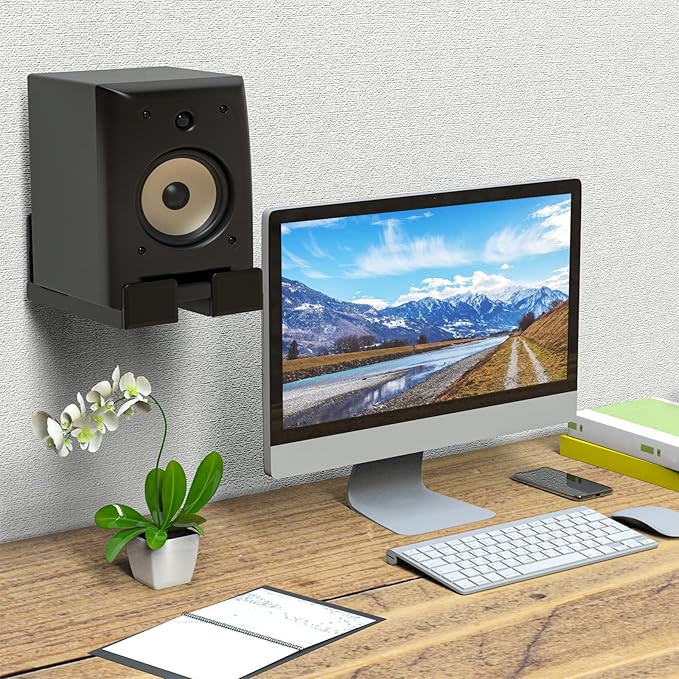 WALI Universal Soundbar Wall Mount, Center Channel Speaker Wall Mount Dual - Image 8
