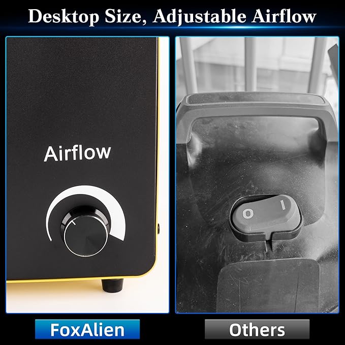 FoxAlien 800W Desktop Dust Collector HFS-800 - Image 6