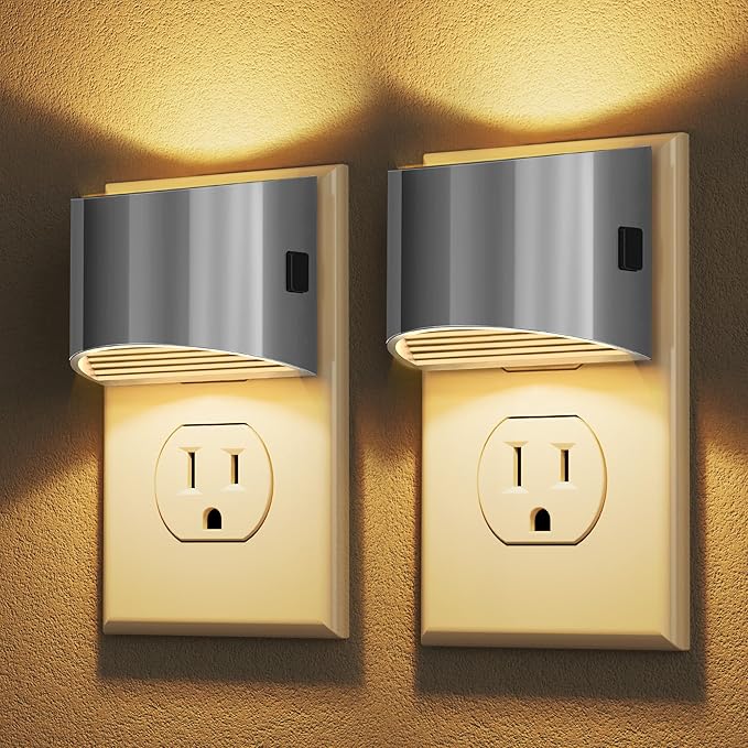 DORESshop LED Night Light, Night Lights Plug into Wall, 3 Level Brightness by DORESshop