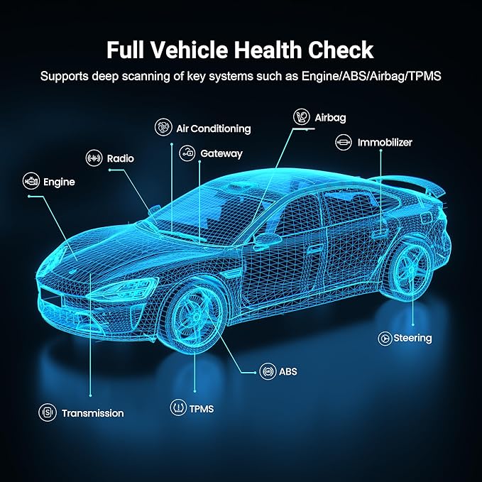 GOOLOO DEEPSCAN DS100 OBD2 Scanner Bluetooth，All System Diagnostic Tool Car - Image 2