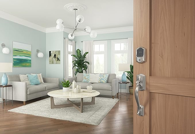 Schlage BE499WB CAM 619 Encode Plus WiFi Deadbolt Smart Lock, Keyless Entry - Image 10