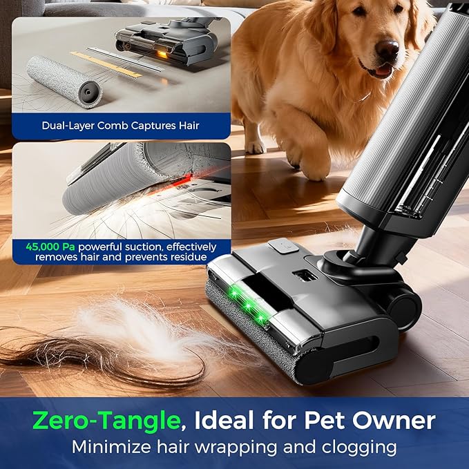 Wet Dry Vacuum Cleaner, Cordless Vacuum Mop Combo - Image 3