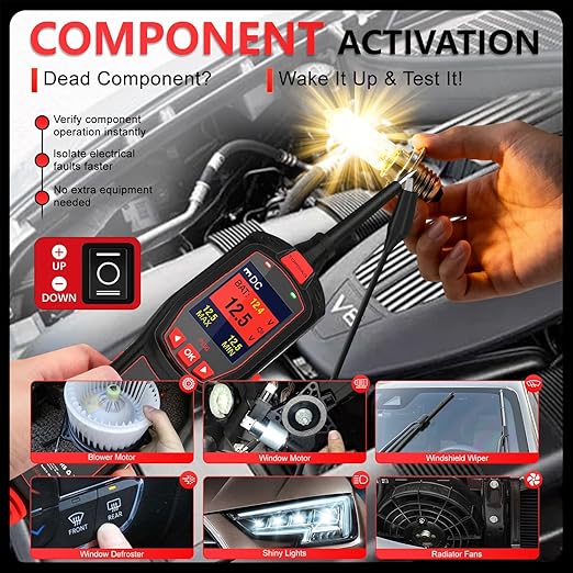 Electrical Tester for 6V-30V Cars, Short Circuit Breaker Finder Tool, - Image 3
