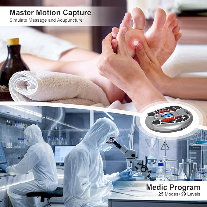 Foot Massager for Neuropathy, EMS TENS Foot Stimulator for Circulation and Pain - Image 5
