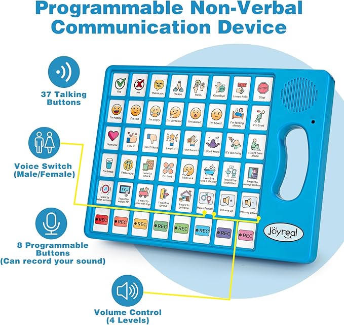 Joyreal AAC Device for Autism, Non Verbal Communication Tools for Speech - Image 2