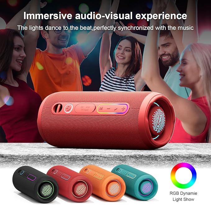YOLOEMOT Waterproof Bluetooth Speaker, Wireless Shower Speaker - Image 8