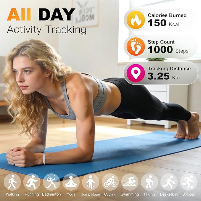 Smart Bracelet for Women, Jewelry Fitness Tracker - Image 4