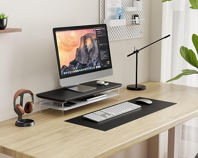 Fenge Acrylic Monitor Stand Riser, 23.6 Inches Monitor Stand - Image 7