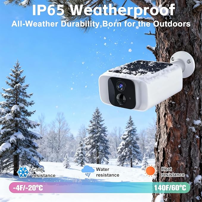 Kweiugfi 4G LTE Cellular Security Cameras Outdoor Wireless, 365-Day Unlimited - Image 4