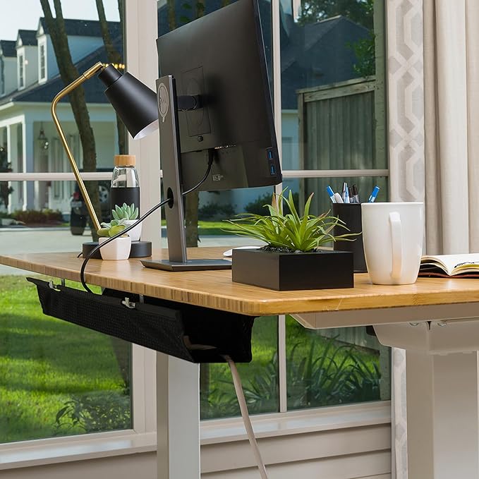 PERFECT POSTURE Mesh Cable Organizer – Under Desk Cable Management - Image 7