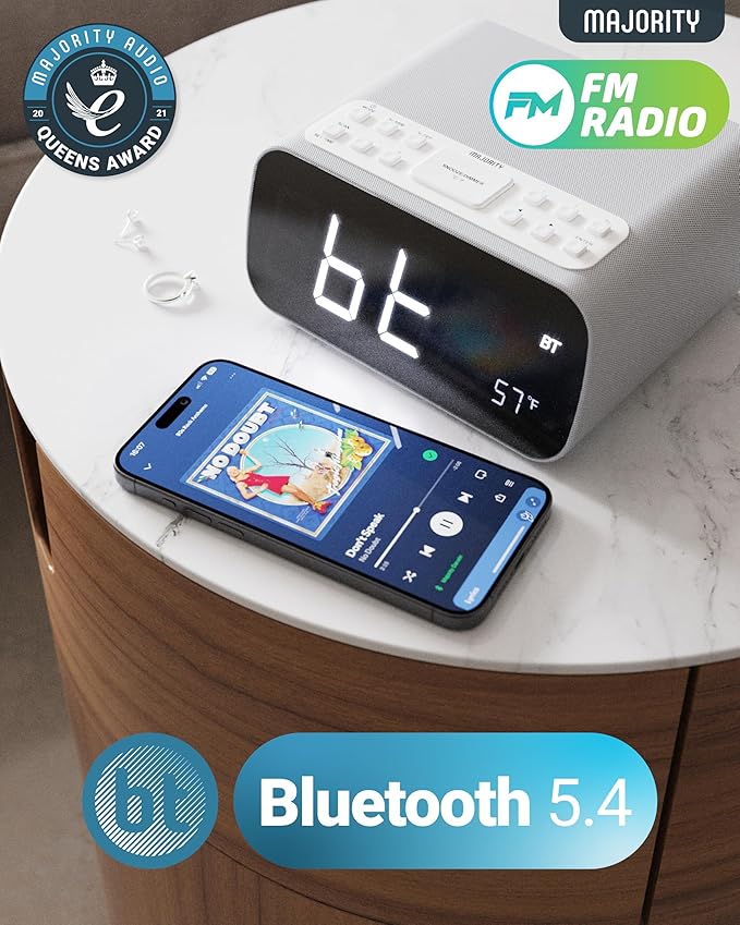 Majority Bluetooth Alarm Clocks - Image 4