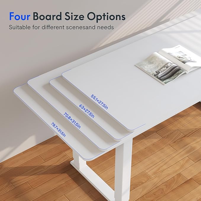 SANODESK 4-Leg Standing Desk, Electric Height Adjustable Desk - Image 4