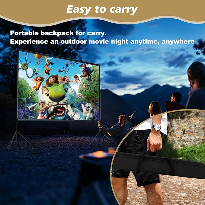 Portable Indoor Outdoor Projector Screen - Image 3