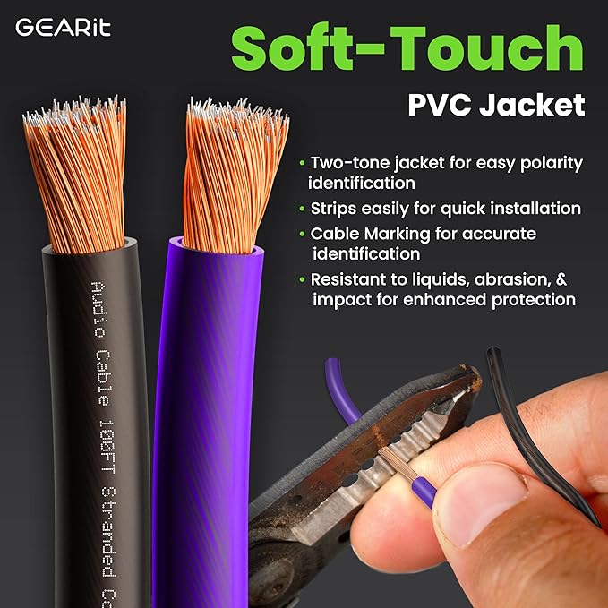 GEARit Pro Series 16AWG Speaker Wire, 16 Gauge Speaker Wire Cable Great Use - Image 5