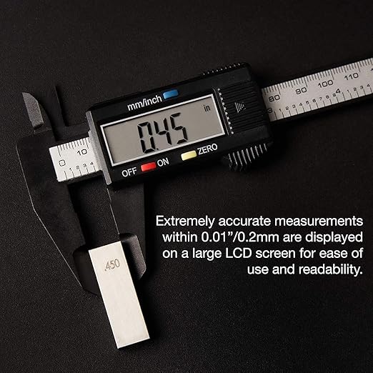 NEIKO 01417A 6” Digital Caliper | Electronic Measuring Tool | Range of 0-6”or - Image 4