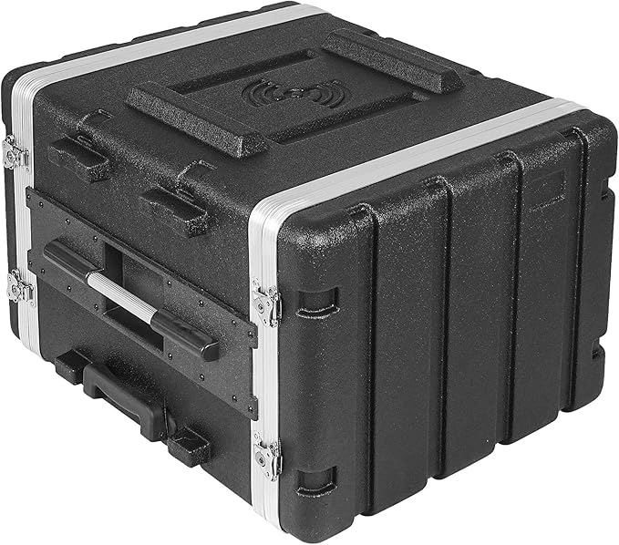 Sound Town Lightweight 8U PA DJ Rack/Road Case - Image 4
