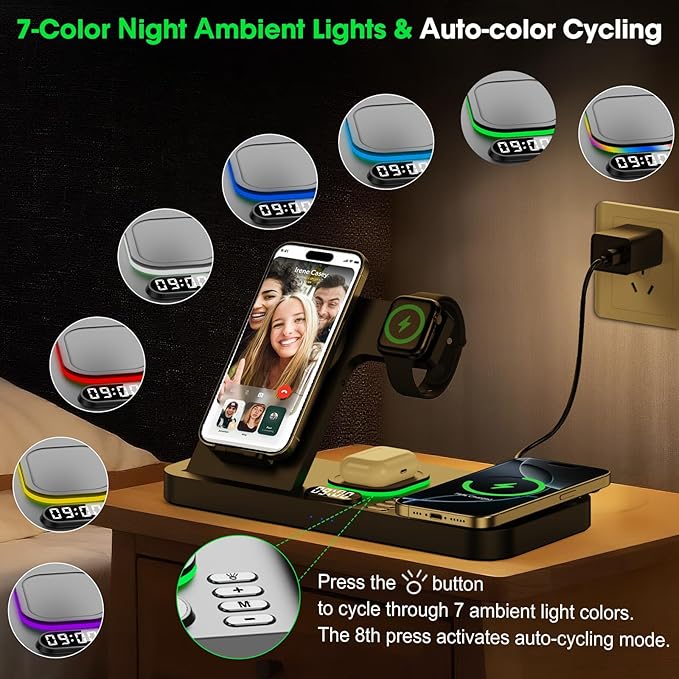 Dual Phone Wireless Charging Station - Image 4