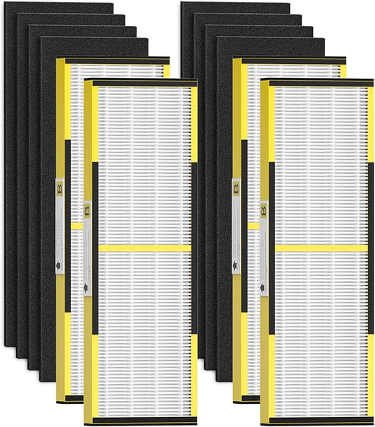 4 PACK FLT4825 HEPA Filter B Replacement by Cabiclean