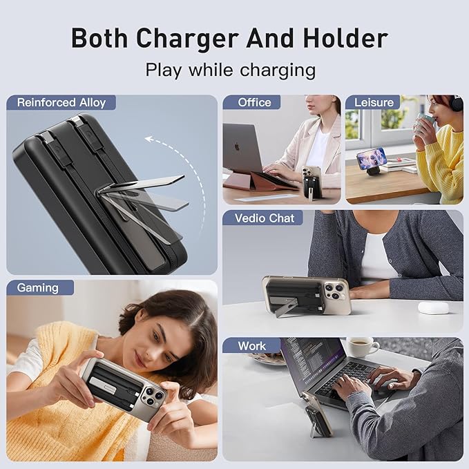 2026 Magnetic Wireless Power Bank, 16800mAh Portable Charger - Image 6