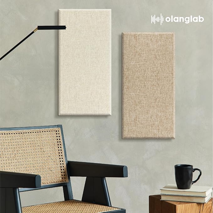Olanglab Fiberglass Acoustic Wall Panels 4 Pack, 11.8'' x 23.6'' Sound Panels - Image 7