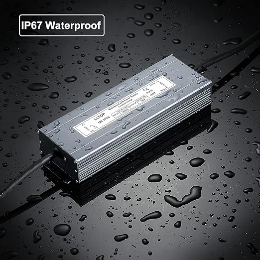 LLTOP LED Driver 300 Watts Waterproof IP67 Power Supply 90-130V AC to 12V DC - Image 7