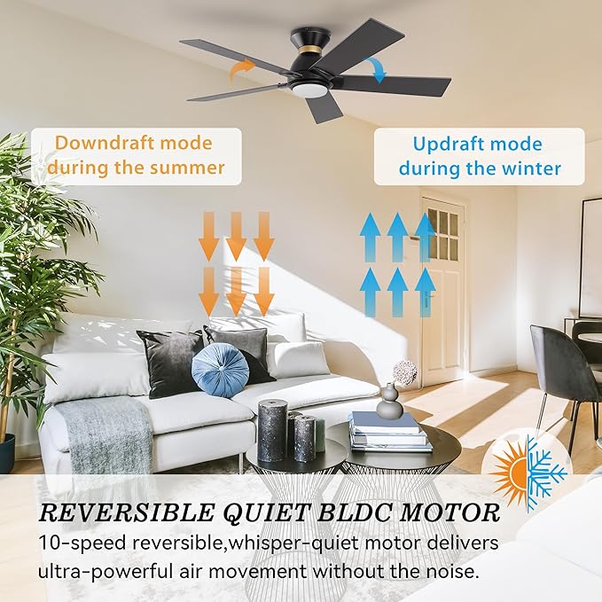 SMAAIR 52 Inch Smart Ceiling Fan - Image 6