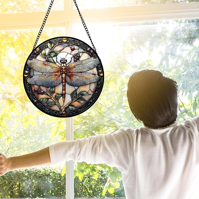 DASTOLL Stained Glass Window Hanging - Image 2
