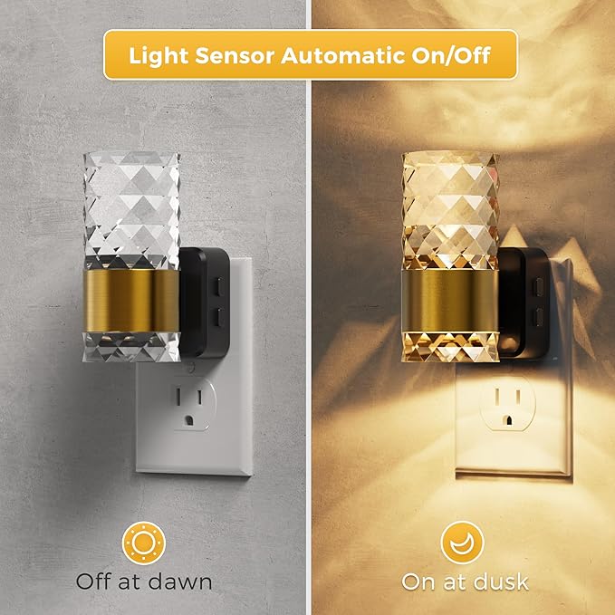 L LOHAS LED Night Light, Night Lights Plug into Wall, 2 Pack 10-Color RGB - Image 2
