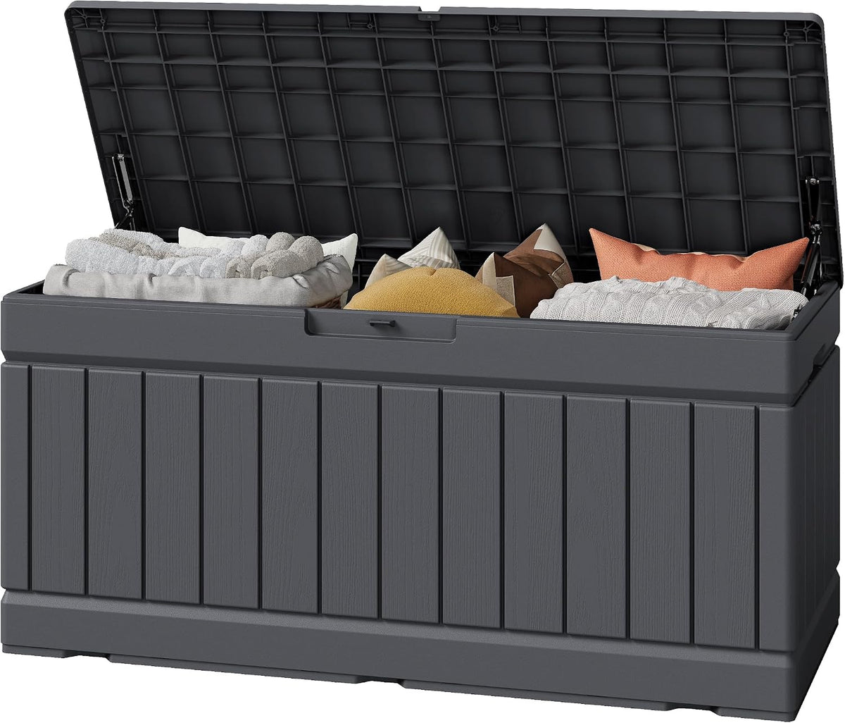 greesum outdoor storage box 82 gallon storage bin, main product view