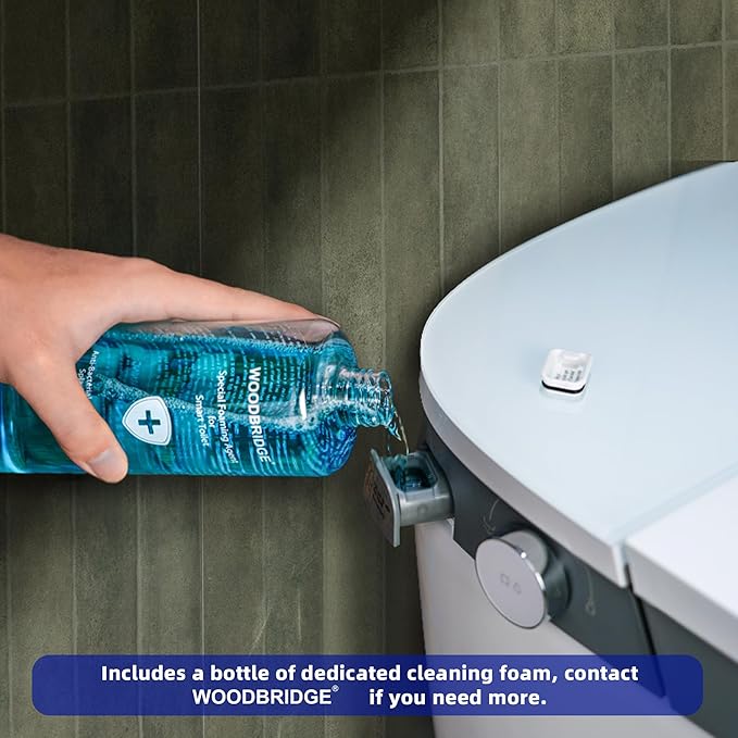 WOODBRIDGE Smart Toilet with Auto Open/Close, 1000g MaP Flush Score, Foam Shield - Image 5
