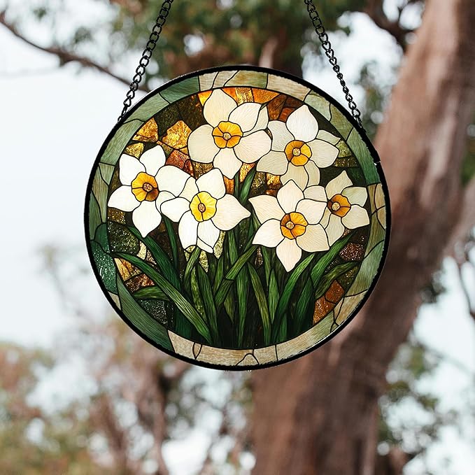 CRISGIF Stained Glass Window Hanging - Image 4