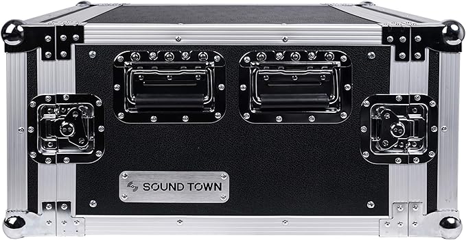 Sound Town 6U PA/DJ Rack/Road Case, - Image 5