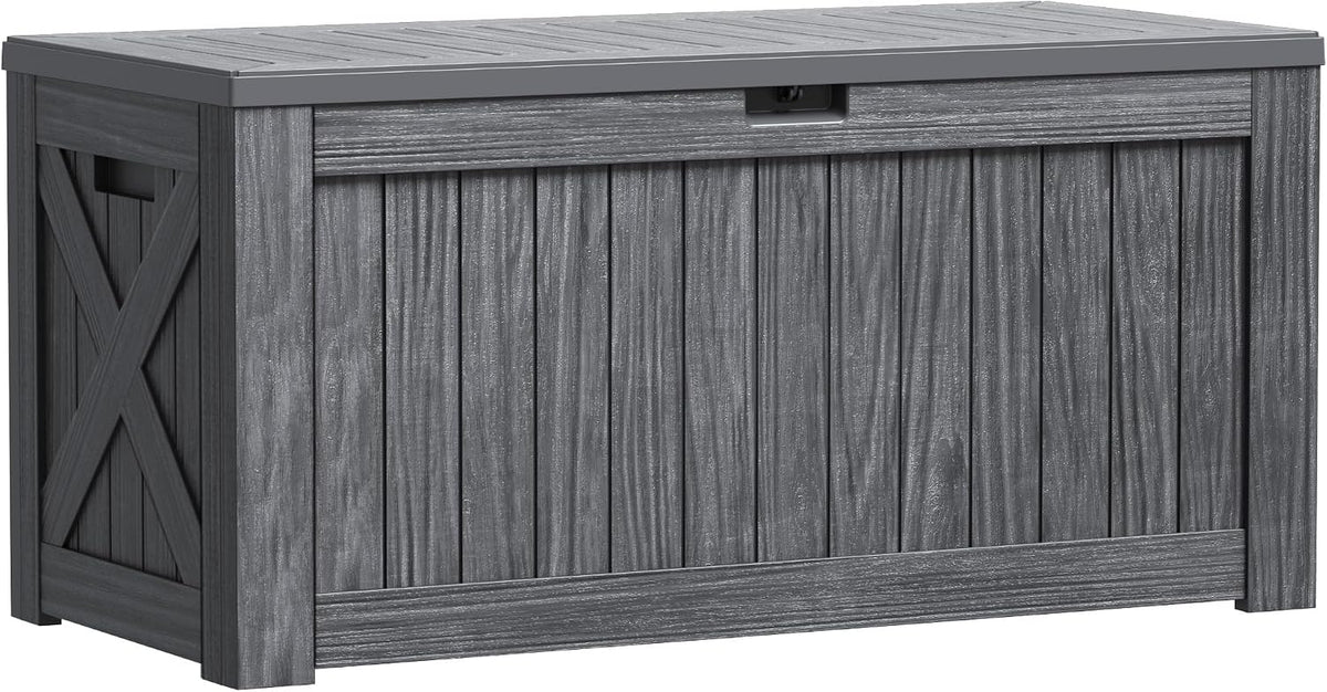 greesum outdoor storage box 120 gallon storage bin, main product view