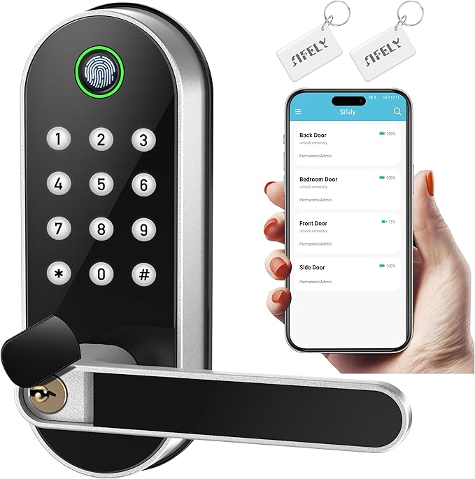 Fingerprint Smart Door Lock by SifelySmartLocks