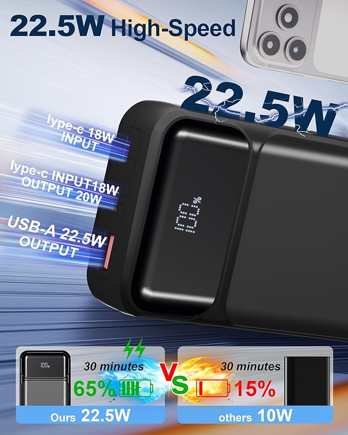 Power-Bank-Portable-Charger 49800mAh Portable Phone Charger Power Bank - Image 3