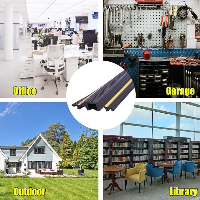 6FT Floor Cord Cover-Cord Cover Floor, Power Cable Protector Soft Extension - Image 7