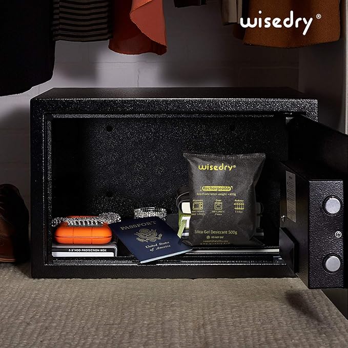 wisedry 4 x 500 Grams Rechargeable Silica Gel Car Dehumidifier, Microwave Fast - Image 7