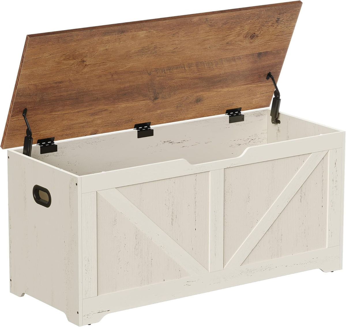 vasagle storage chest with 2 safety hinges, 15.7, main product view