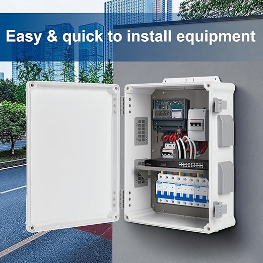 Namunanee Outdoor Electrical Junction Box, ABS Water Resistant Enclosure - Image 2