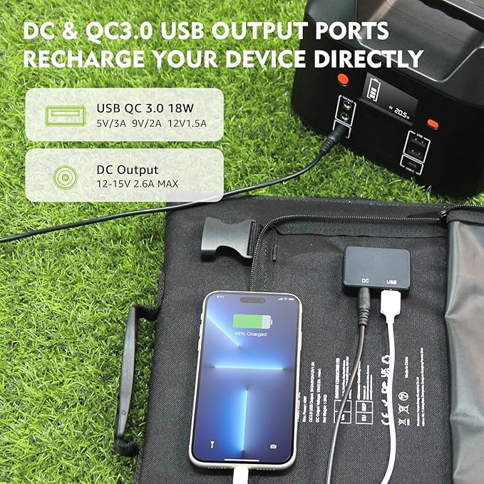 40W Solar Panel EnginStar 40 Watt Foldable Solar Panel - Image 3