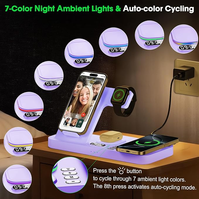 Dual Phone Wireless Charging Station - Image 5