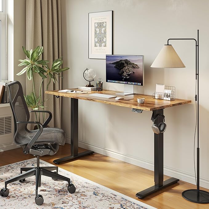 Agilestic Electric Standing Desk, 55 x 24 Inches Height Adjustable Desk - Image 4