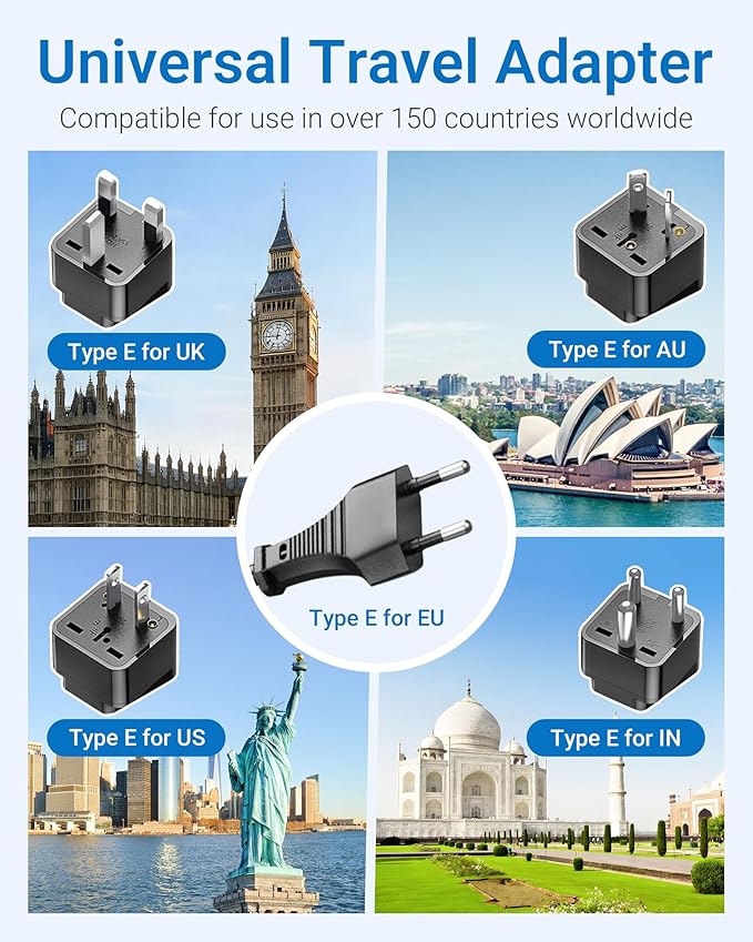 BESTEK Universal Travel Adapter 100-220V to 110V Voltage Converter 250W - Image 7