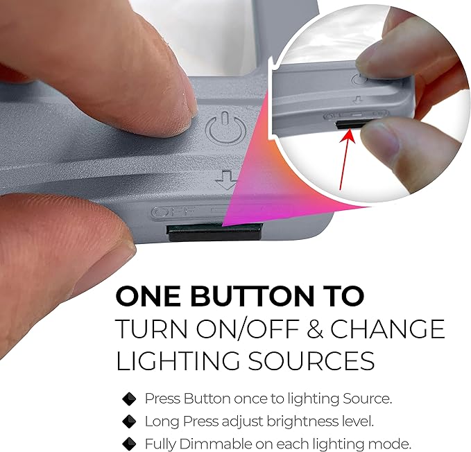 MAGNIPROS Patented 5X Large LED Page Magnifier - Image 5