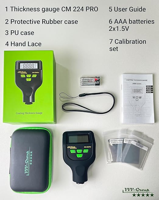 Paint Thickness Gauge CM-224Pro 2026 | Coating Thickness Meter Fe/Al/Zn | Auto - Image 5